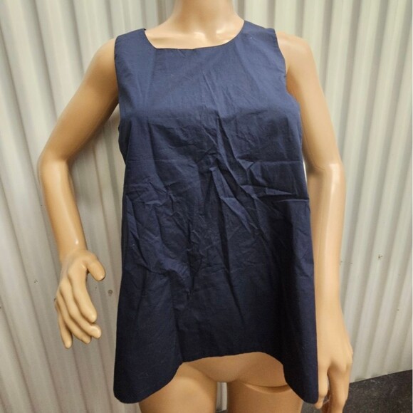 Everlane The Cotton Poplin Cutaway Tank - Picture 12 of 12